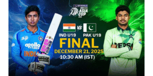 Cricket final match between India and Pakistan,