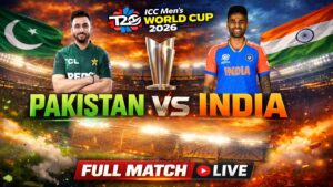 India vs pakistan cricket match 15 feburary 2026